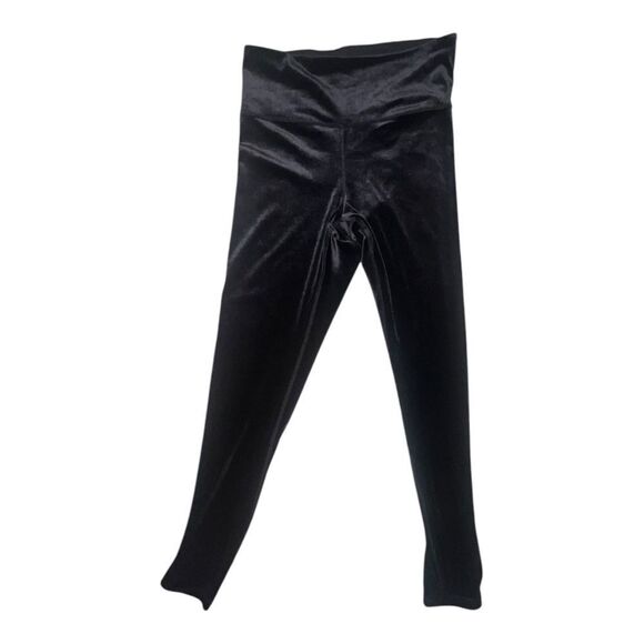 Athleta Black Elation Velvet Tight Leggings Medium NWOT - Picture 4 of 12